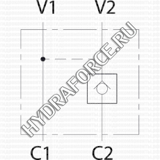 LVST Одноклапанный гидрозамок (OFC/VILLA, Италия)